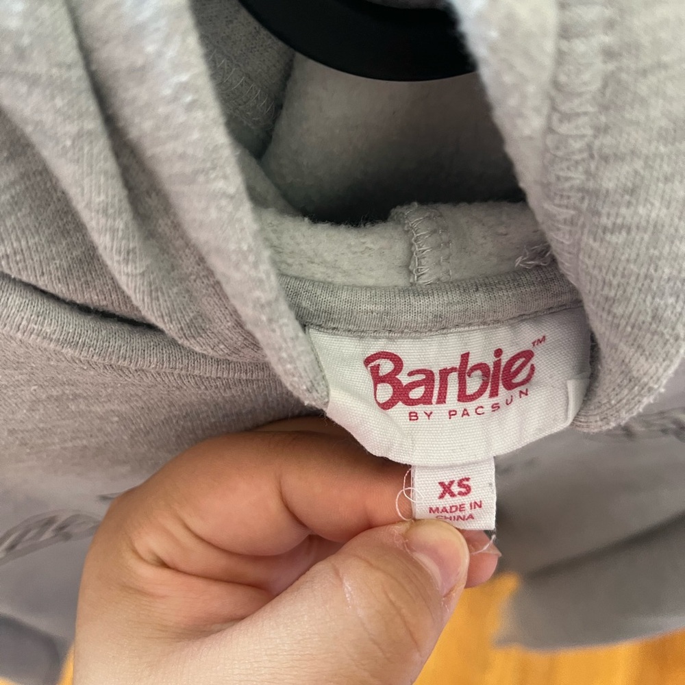 Grey oversized PacSun hoodie - Picture 2 of 4